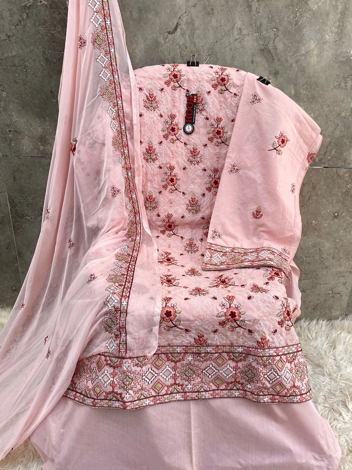 Hoor Tex H 295 Heavy Cotton Wholesale Pakistani Salwar Suit — Wholesale Pakistani Suits, MPA wholesale from Surat - Gallery Image 2